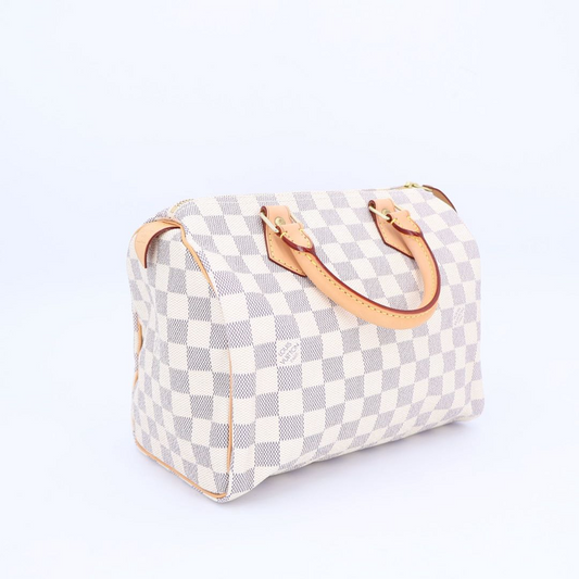 Louis Vuitton Mie Azure Speedy 25 Handbag Mini Boston Bag N41534