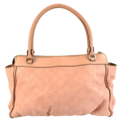 Gucci Abby Guccissima Pink Gold Hardware Leather 189831 Tote Bag Shoulder Bag