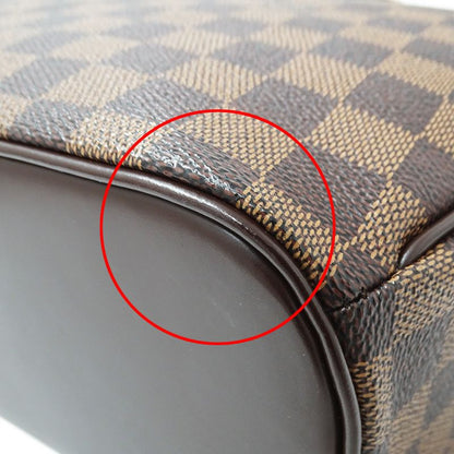 Louis Vuitton Bag Damier Women's Branded Handbag Sariah Orizontal N51282 Brown