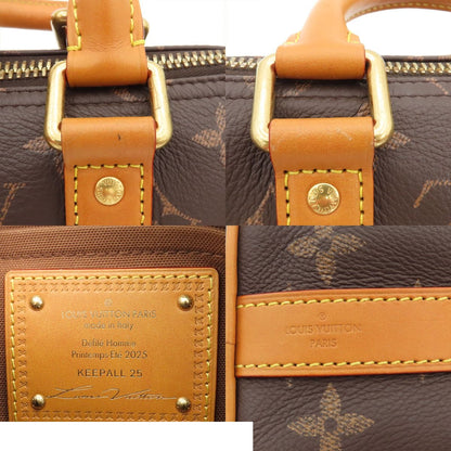 Louis Vuitton Keepall Bandouliere 25 Monogram Brown Gold Calfskin 2-Way — view 8