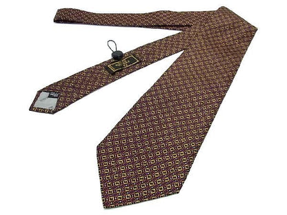 Fendi Zucca 100% Silk Tie Business Men's Dark Navy And Multicolored Bd8277