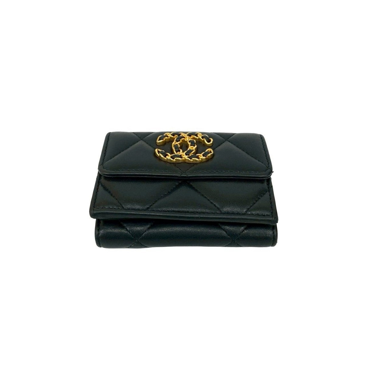Chanel CC Logo Lambskin Leather — view 6