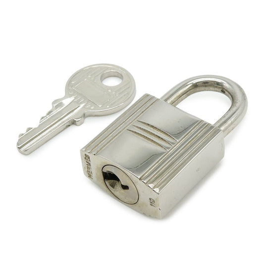 Hermes Cadena Padlock Key with Metal Silver