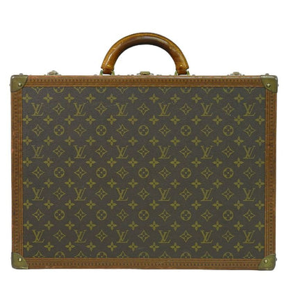 Louis Vuitton Bisten 50 Monogram Trunk Travel Bag Handbag Brown