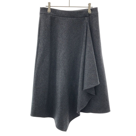 Celine Wool Wrap Skirt Gray 40