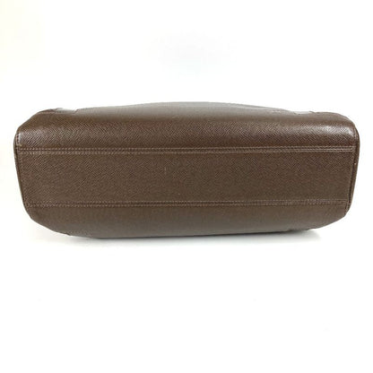Louis Vuitton Handbag Casbek PM Casbek PM M31028 Taiga Leather Grizzly Brown