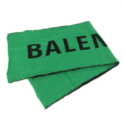 Balenciaga Muffler 100% Wool Green Type Scarf