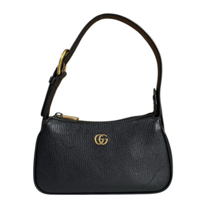 Gucci Aphrodite Mini GG Marmont Handbag Leather 739076 Black Ladies Gucci