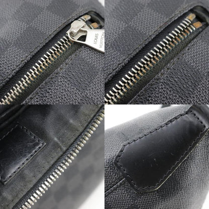 Louis Vuitton Mick PM N41211 Damier Graphite Canvas Black Sr1104 Men's Shoulder