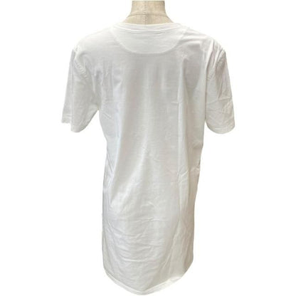Hermes 2e4513du Top Dress Short Sleeves Grand Tralala Print Cotton White (size