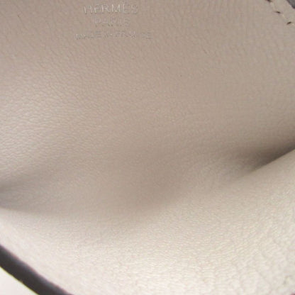 Hermes Iliad W Engraved (2024) Evercolor New White Card Case 1576 Hermes
