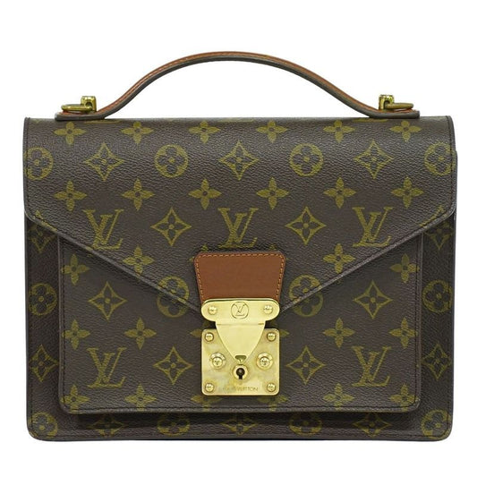 Louis Vuitton Monceau 26 Monogram Handbag Brown