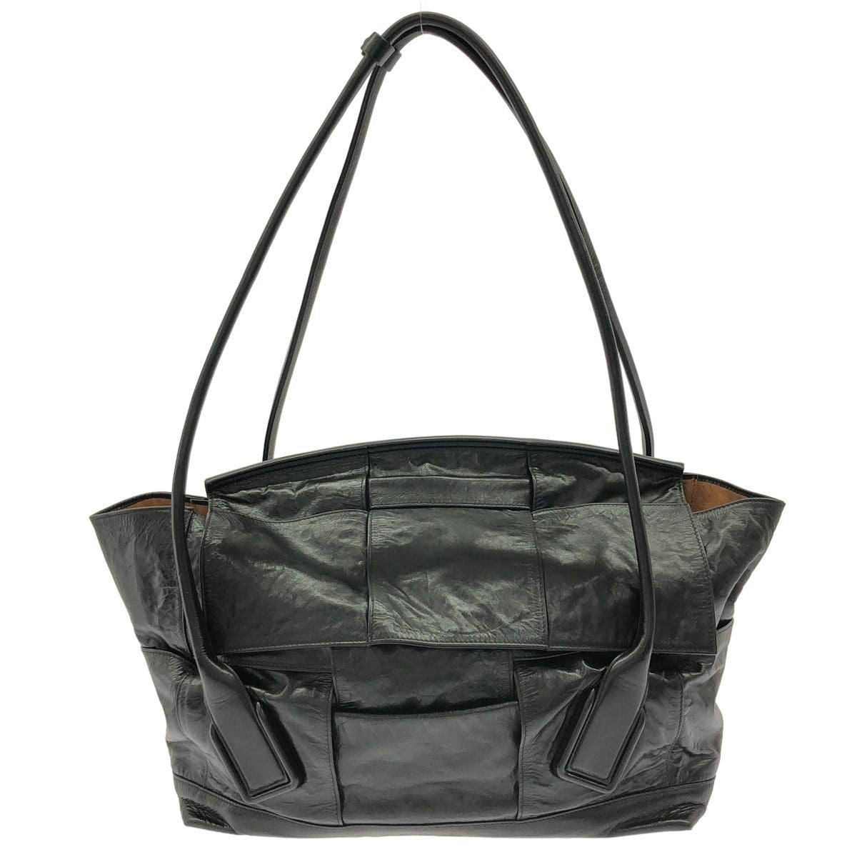 Bottega Veneta Arco Leather Tote Black