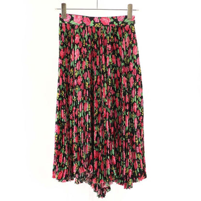 Balenciaga Flower Pleats Skirt 680310 Tll82 Mix 34