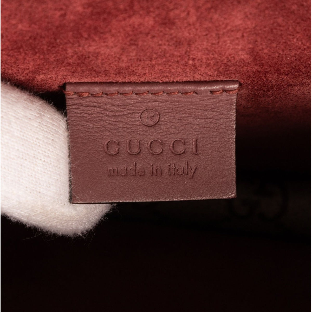 Gucci Blooms Dionysus Beige Burgundy Supreme Canvas Shoulder Bag — view 10