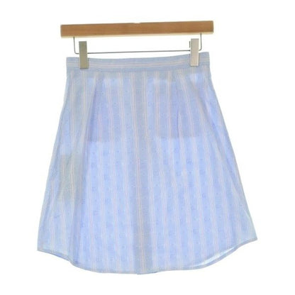 Gucci Skirt Cotton White Light Blue Red — view 2