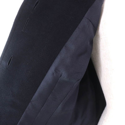 CHANEL 98A P12245 100% Cashmere Jacket With Coco Mark Buttons Dark Navy 38 Made