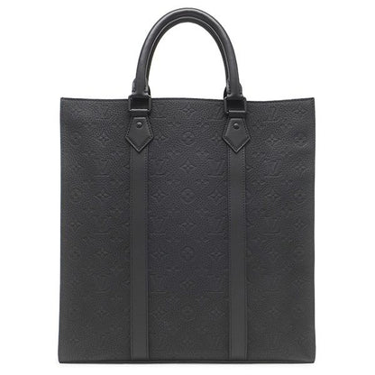 Louis Vuitton 2-Way Sac Plat Leather Taurillon Black Tote Bag