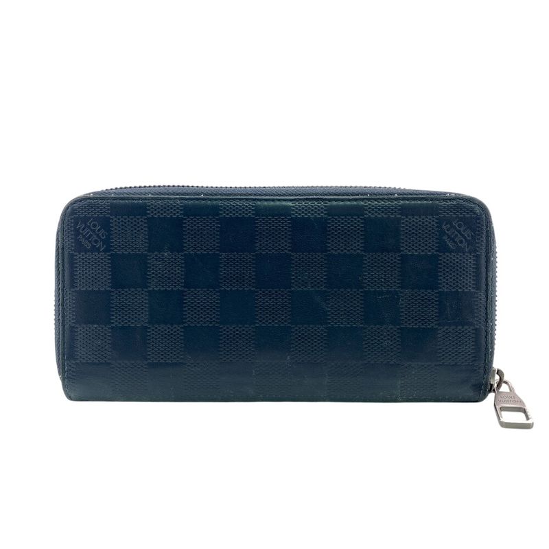 Louis Vuitton N63549 Vertical Zippy Wallet Damier Infini Long Wallet Brand Card