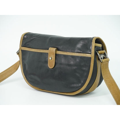 Loewe Anagram Shoulder Bag Pochette Leather Black Outside — view 2
