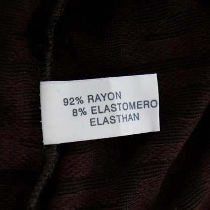 Fendi Zucca Rayon Brown Women's Polo Shirt