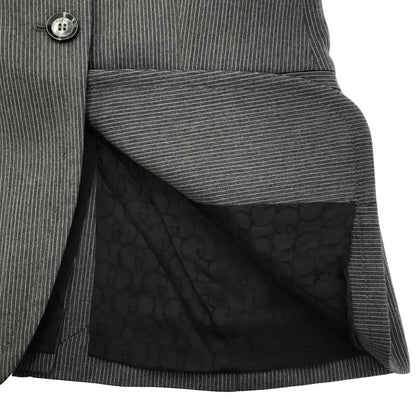 Gucci 2007aw Striped Jacket and Slacks Pants Set-Up Suit Gray 40