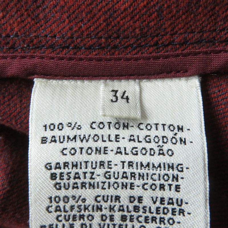 Hermes Charm Leather Knee-length Short-sleeved Cotton Dress Purple 34