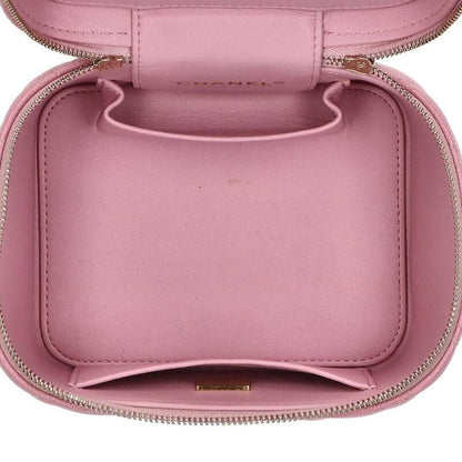 Chanel Vanity Caviar Skin Chain Shoulder Bag Women