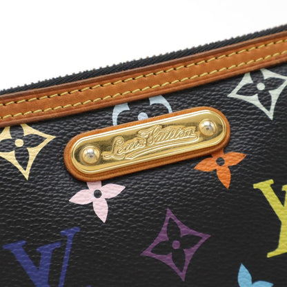 Louis Vuitton Monogram Multicolor Pochette Mira MM Chain Accessoire Pouch Noir