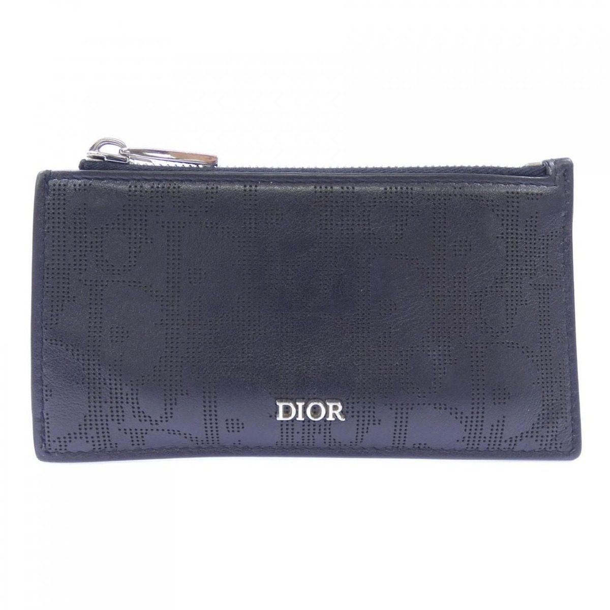Dior Card Case Card Holders Black