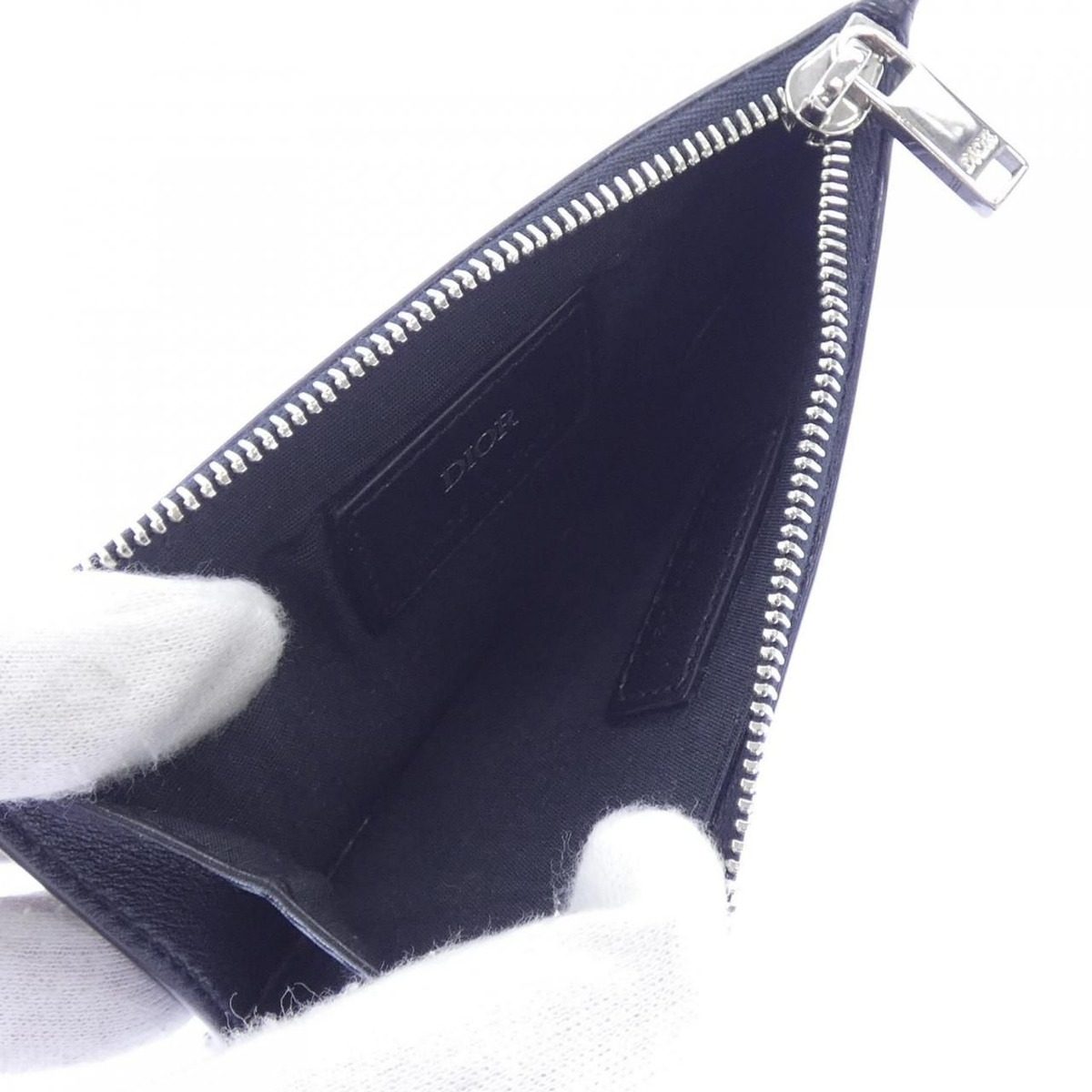Dior Card Case Card Holders Black — view 5
