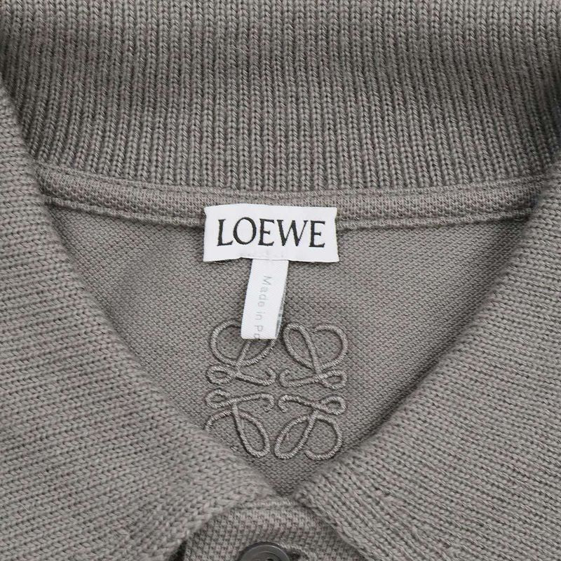 Loewe Anagram Short Sleeve Polo Shirt H526y23x43 Charcoal S