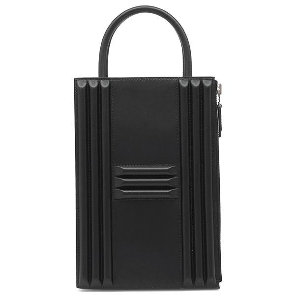 Hermes Handbag Cadenas Bag Tadelaqt Black Silver Hardware U Mark