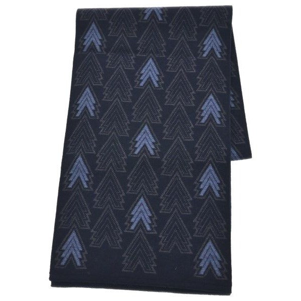 Louis Vuitton Scarf Wool Blue Navy X Gray