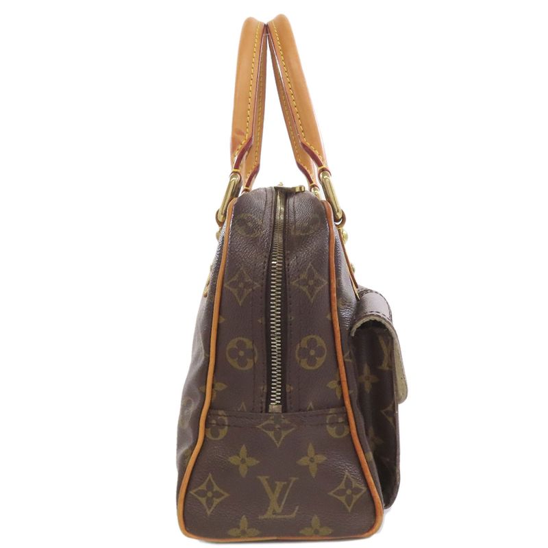 Louis Vuitton M40026 Manhattan PM Tote Bag Monogram Canvas Women