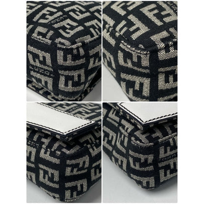 Fendi Zucca Pattern Mini Handbag Canvas Leather — view 16