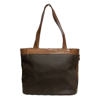 Celine Macadam Pattern Leather Tote