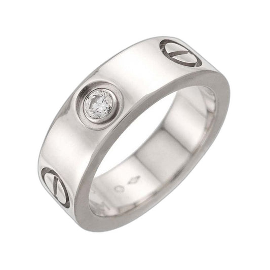 Cartier Love 48 Ring Diamond Pt Platinum