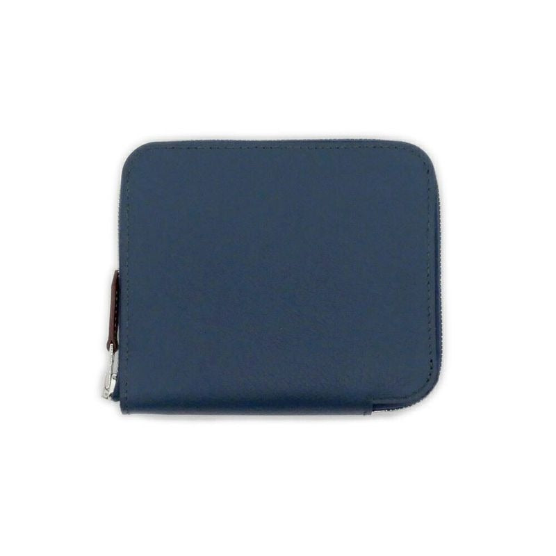 Hermes Azap Silk-in Compact Bleu-de-prusse Eva-color-silva-hardware