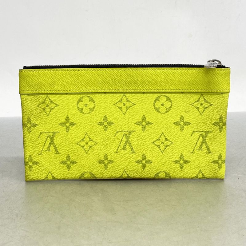 Louis Vuitton Pouch Taiga Llama Pochette Discovery PM M30281 Jeanne Men's