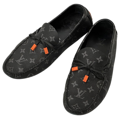 Louis Vuitton Leather Shoes Loafers Monogram Eclipse