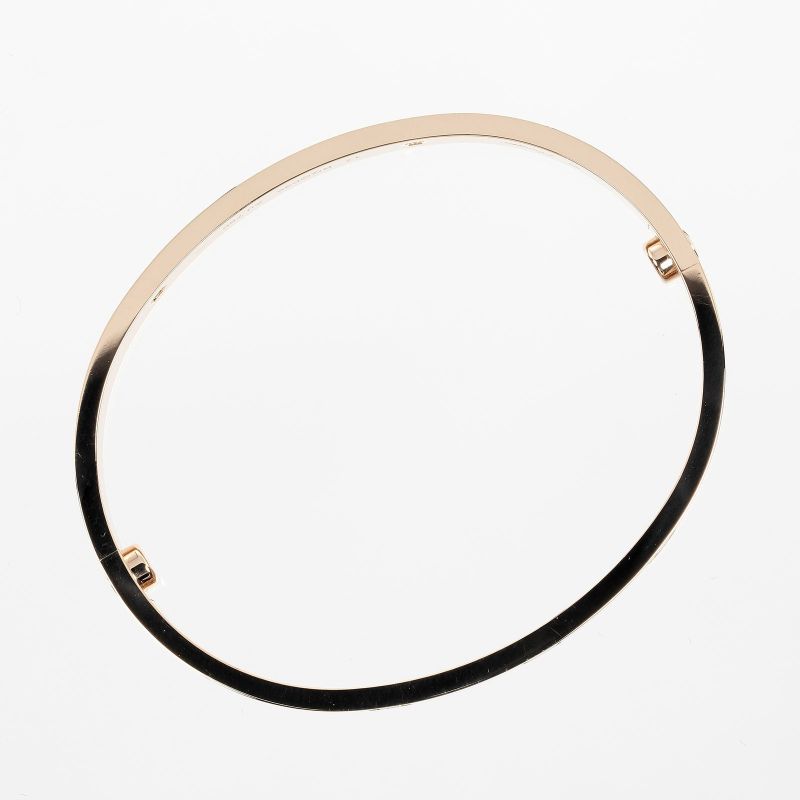 Cartier LOVE Classic Model #17 18K Pink Gold And 4P Diamonds Ladies 32.81g