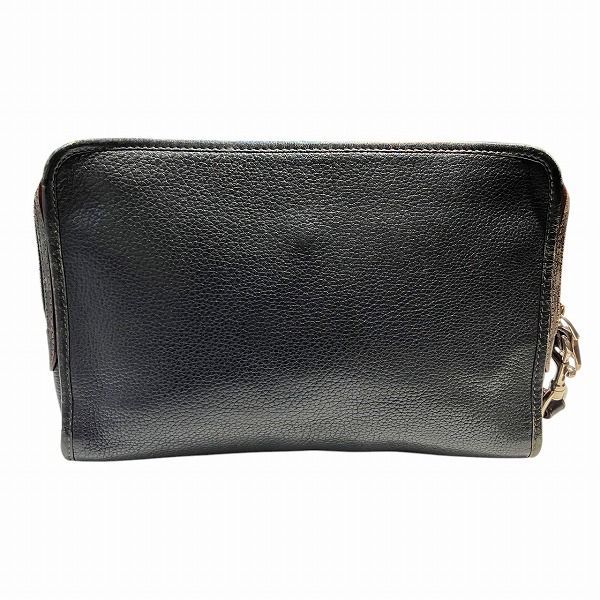 Loewe Anagram Black Leather Bag Clutch Bag Men's