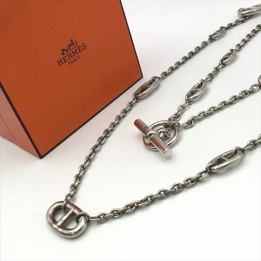 Hermes Chaine D'ancre Farandole Necklace Silver