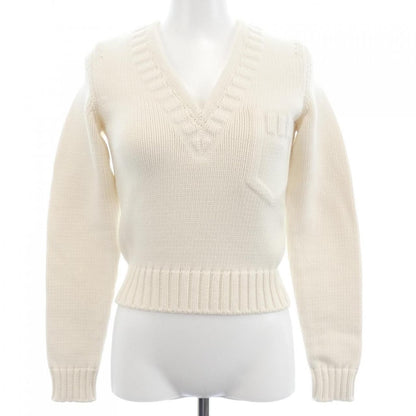 Fendi Knit Top White 36
