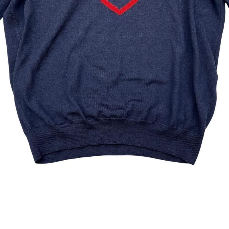 Louis Vuitton X Nigo Sweater Intarsia Heart Logo Turtleneck Knit Rm221m Zll