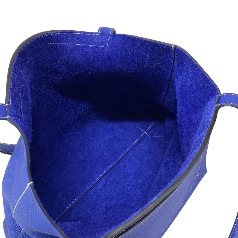 Hermes Tote Bag Cabas Serie 31 Blue Royal