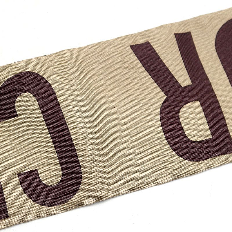 Dior Mitzah Scarf Brown Silk Oblique