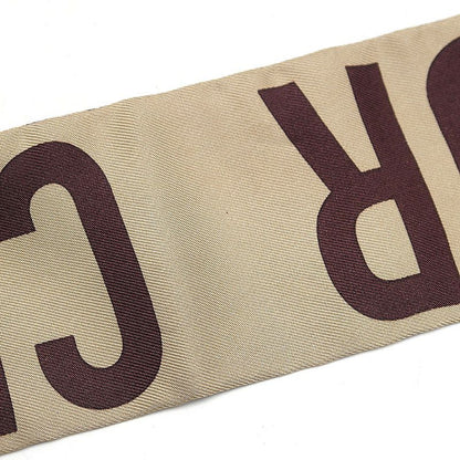 Dior Mitzah Scarf Brown Silk Oblique