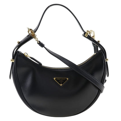 Prada ARCE 2WAY Shoulder 1bc194 Calf Black NERO Women's Shoulder Bag